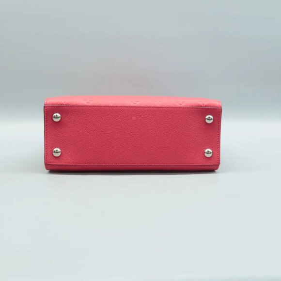 Louis Vuitton Pont Neuf Watermelon Red Monogram Leather Satchel - Picture 5 of 12